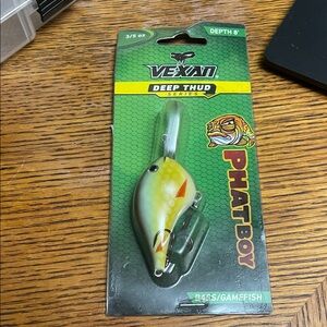 Vexan Phatboy Deep Thud Series Fishing Crankbait - Yellow/Green